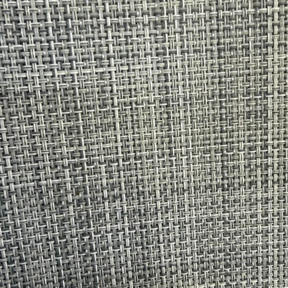 Crate and barrel by Chilewich Set of 6 Light Gray Textured Placemat